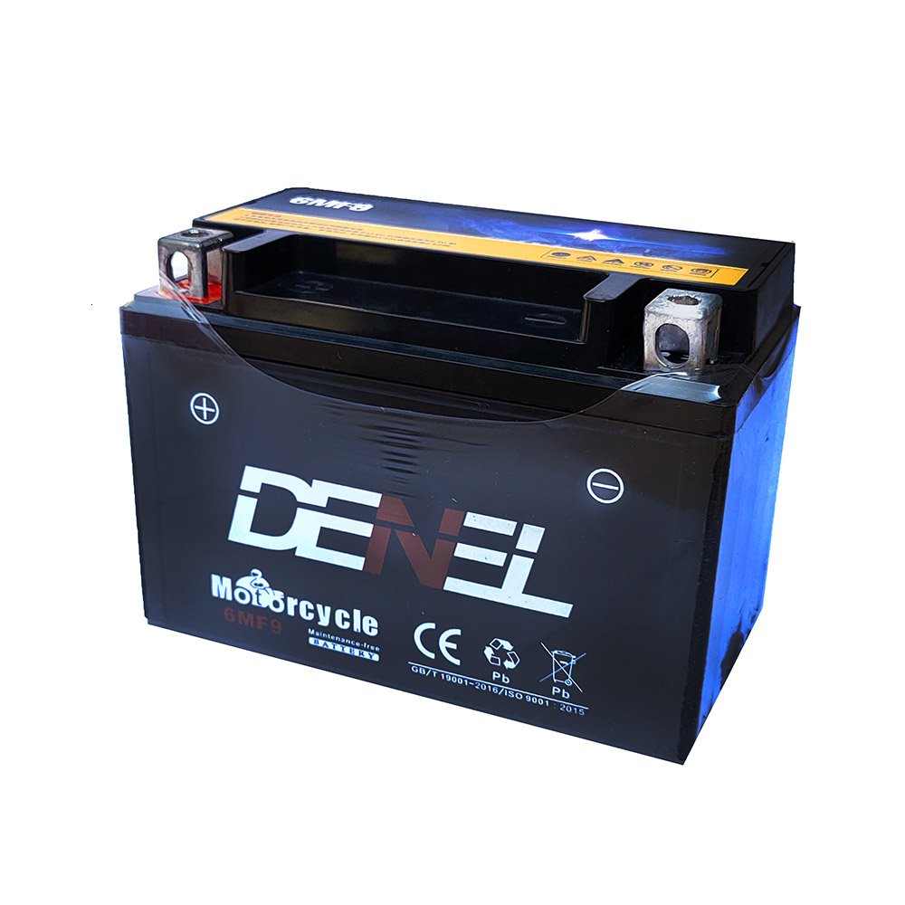 Super Bike AGM Battery CCA 420 Model 6MF9 9Ah 12V