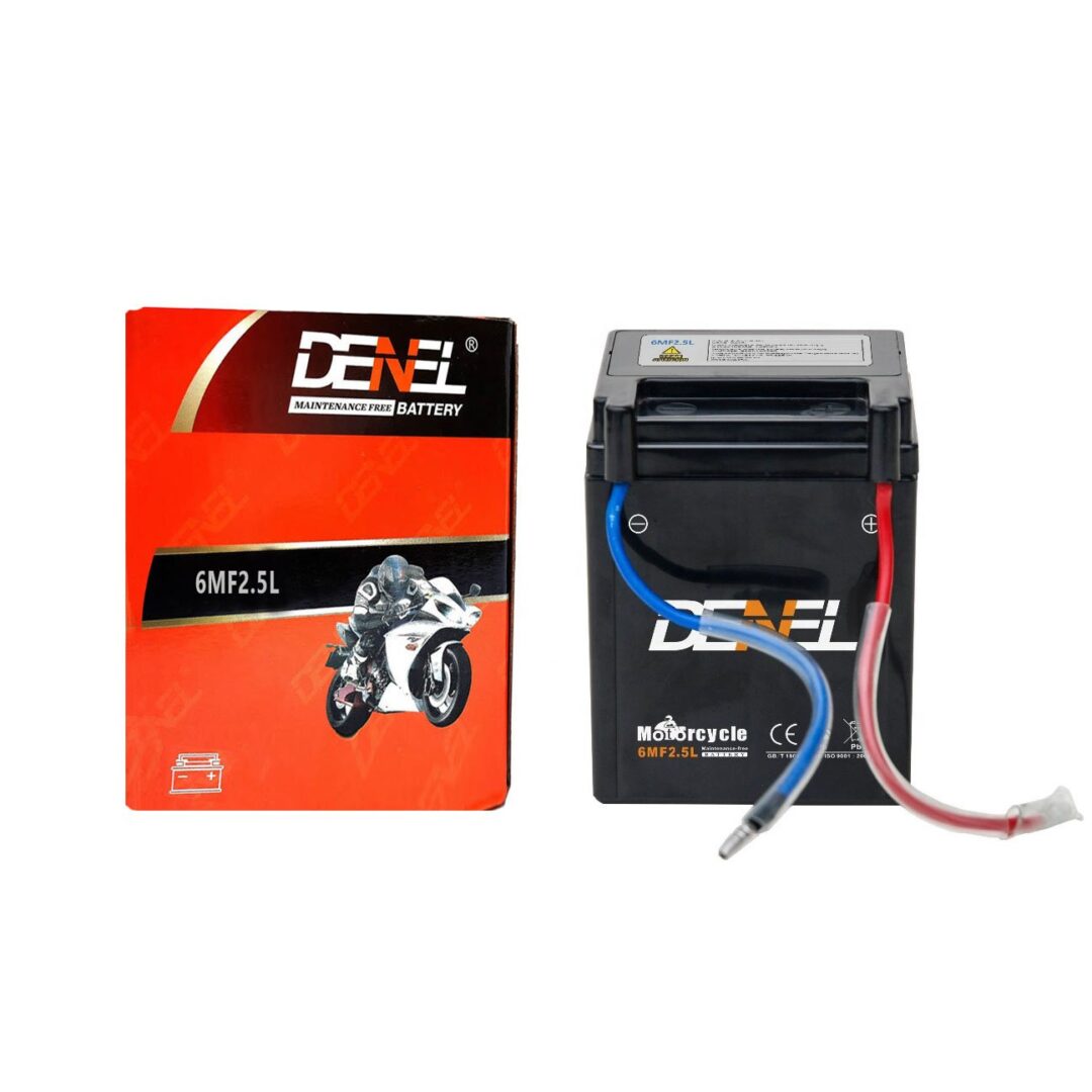 Motorcycle Dry Battery 2.5Ah/12V For Honda Cd70, Cg125, Chinese Bikes 70Cc, Honda Pridor 100