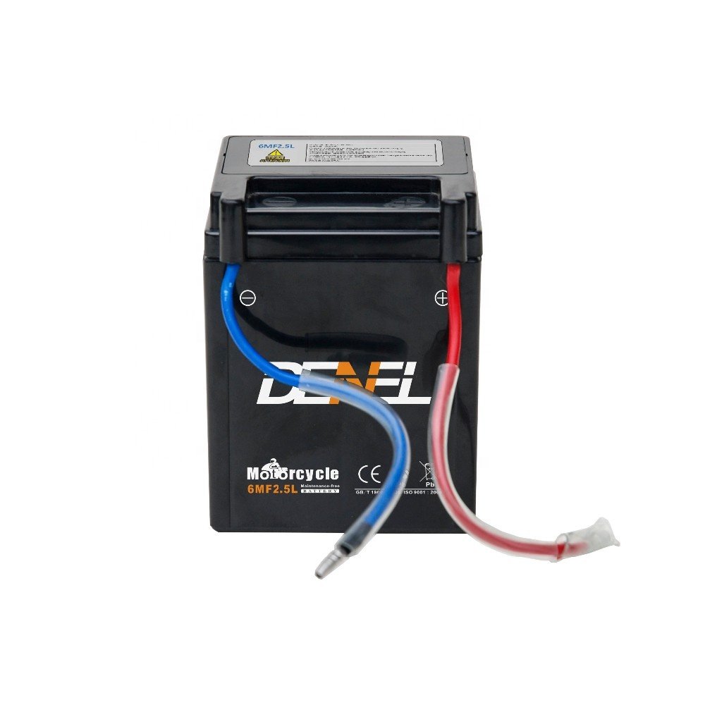 Motorcycle Dry Battery 2.5Ah/12V For Honda Cd70, Cg125, Chinese Bikes 70Cc, Honda Pridor 100