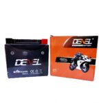 DENEL DRY BATTERY 5AH / 12V FOR HONDA , YAMAHA, SUZUKI