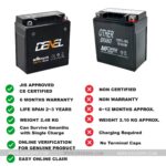 DENEL DRY BATTERY 5AH / 12V FOR HONDA , YAMAHA, SUZUKI