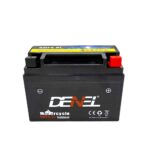 DENEL 6MF6.5L AGM 12V 6.5Ah Motorcycle Battery For Honda Suzuki Yamaha Scooty - High Pure Lead - 6 Months Warranty